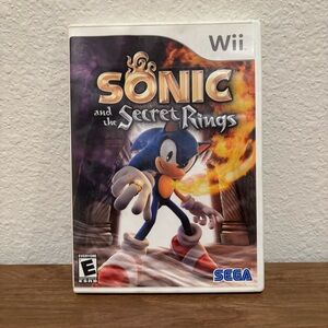 Sonic and the Secret Rings with Manual Nintendo Wii, 2006)